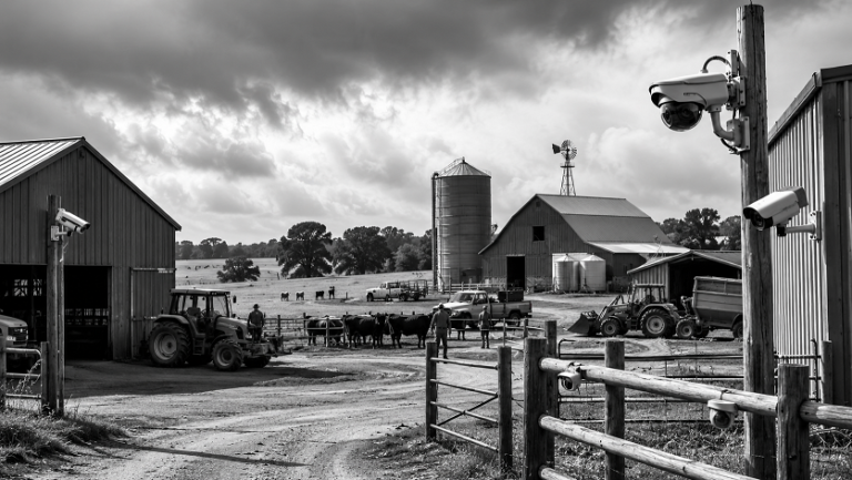 Best security cameras for farms monitoring barns, livestock, farm equipment, and property entrances