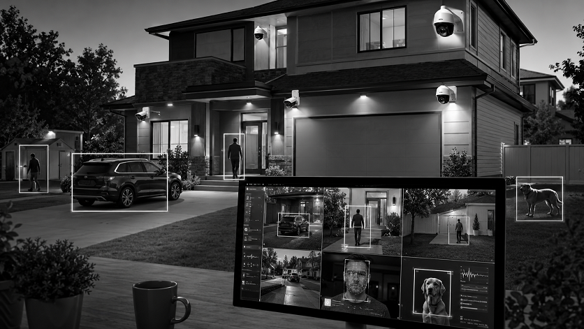 Best AI security cameras protecting a modern smart home with intelligent motion detection
