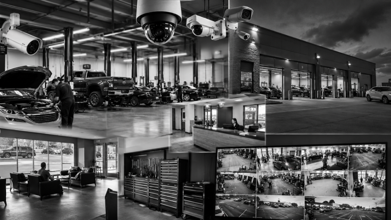 Best security cameras protecting an auto repair shop with professional surveillance