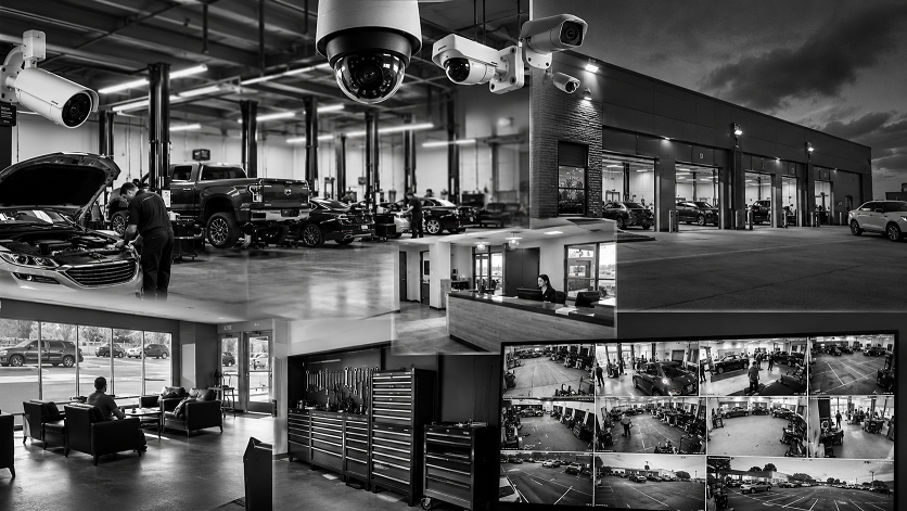Best security cameras protecting an auto repair shop with professional surveillance