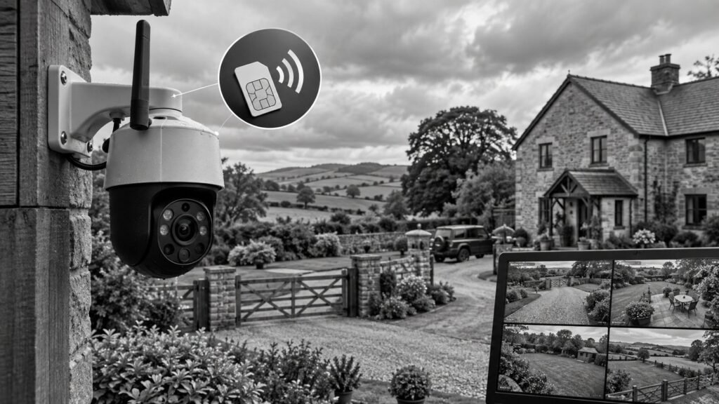 4G SIM card security camera UK