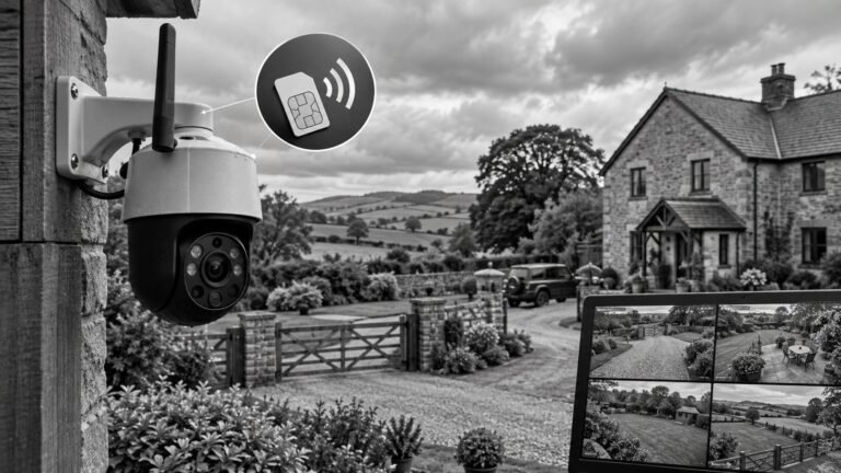 4G SIM card security camera UK